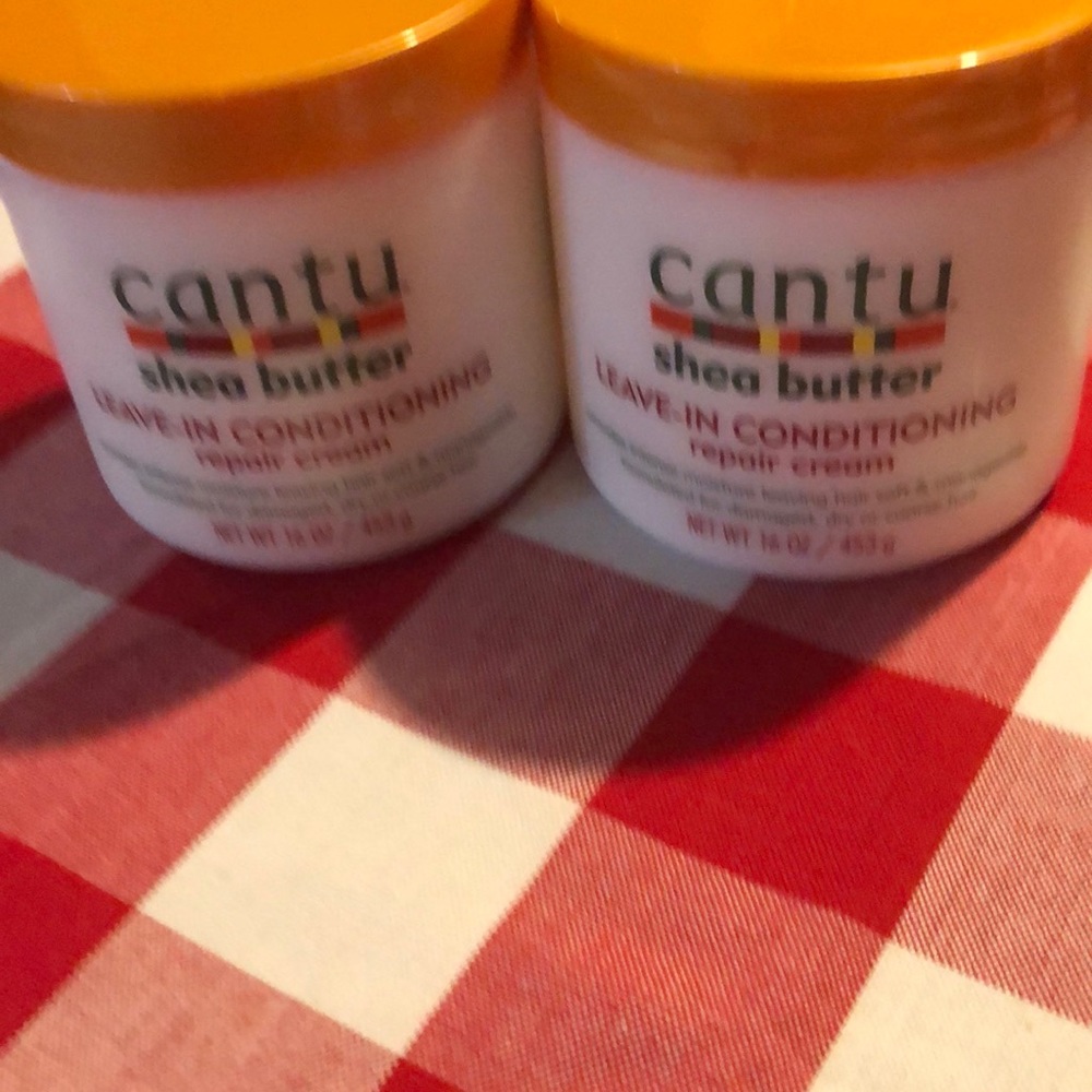 Sold Cantu Shea Butter Leave-In Conditioning Repair Cream 2-16 oz bottles - Picture 1 of 3